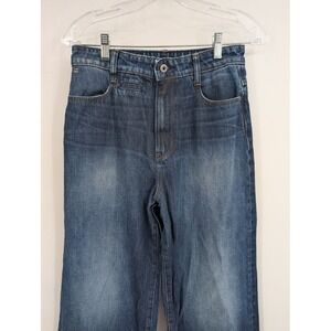G-Star Women's D-STAQ 5 Pocket High Wide Leg‎ Blue Jeans 27/32
